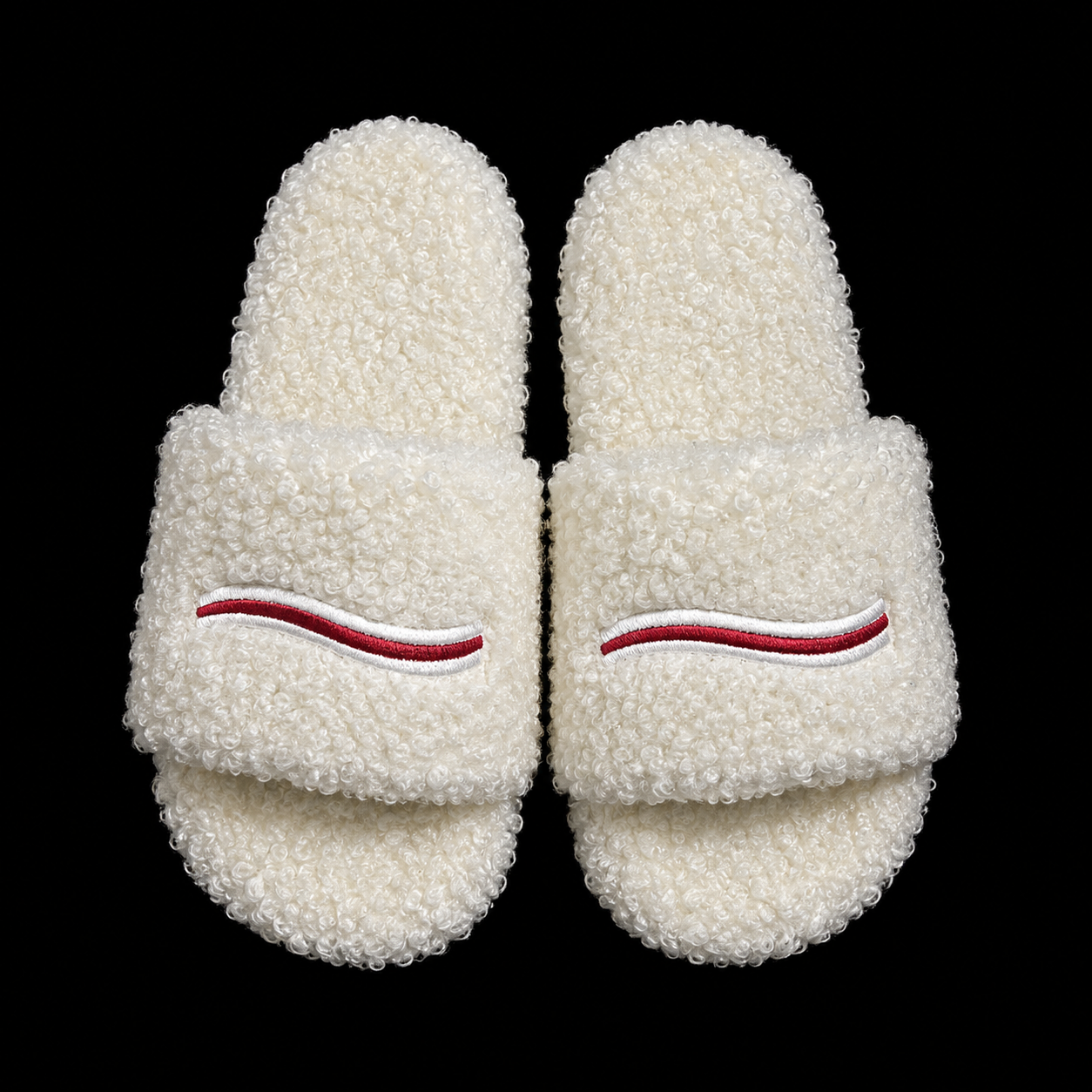 White Fur Slide - Vendor